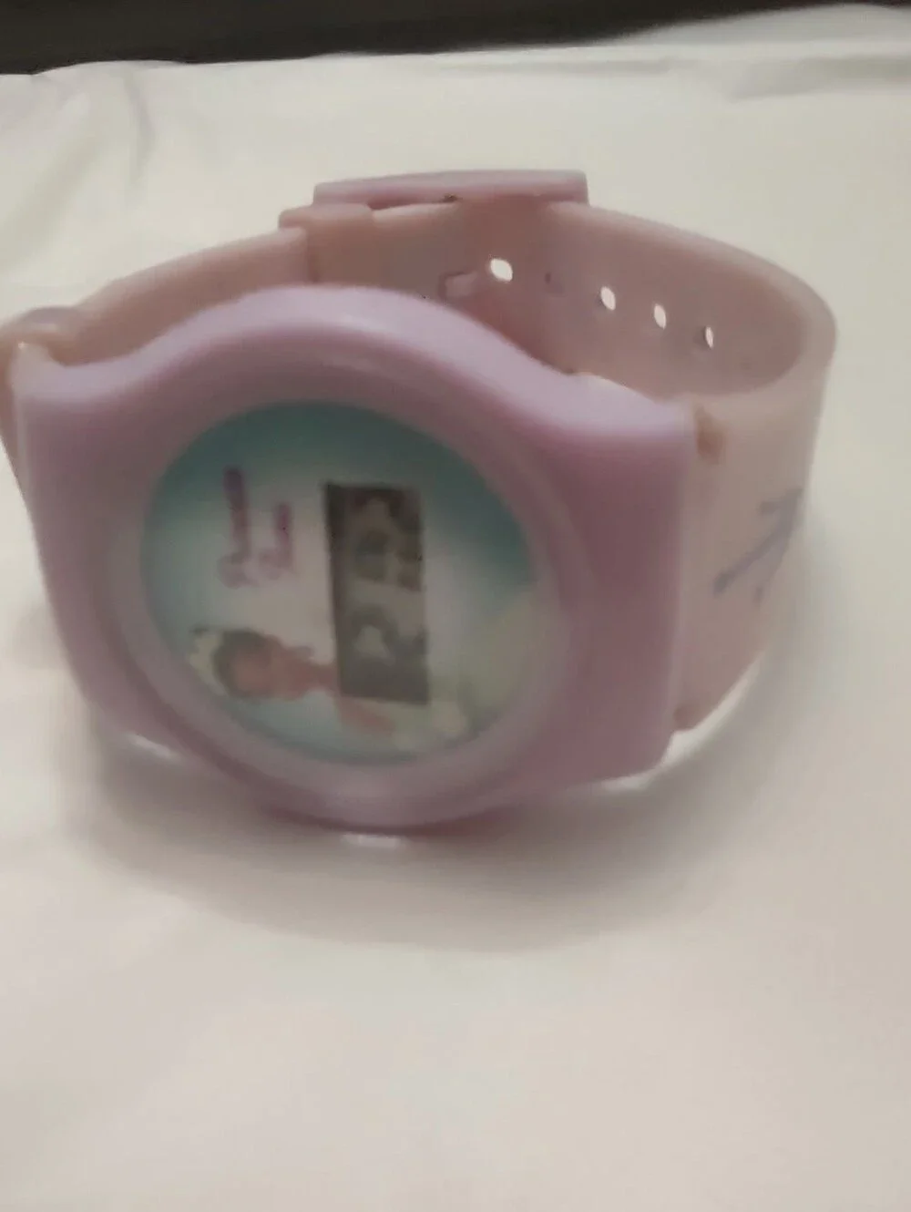 Princess Tiana Kids Digital Watch - Light Purple